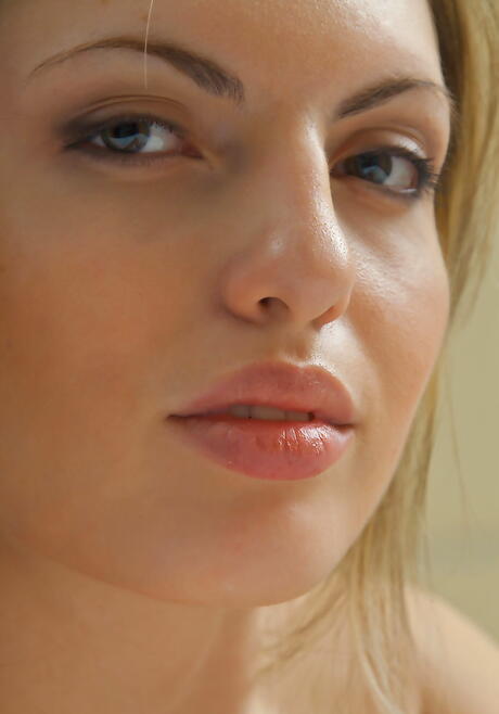 Slim blond youthful Maggie A is foot fetishist 