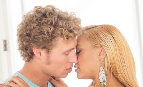 Curious blonde Meagan Maze fucked really hard 